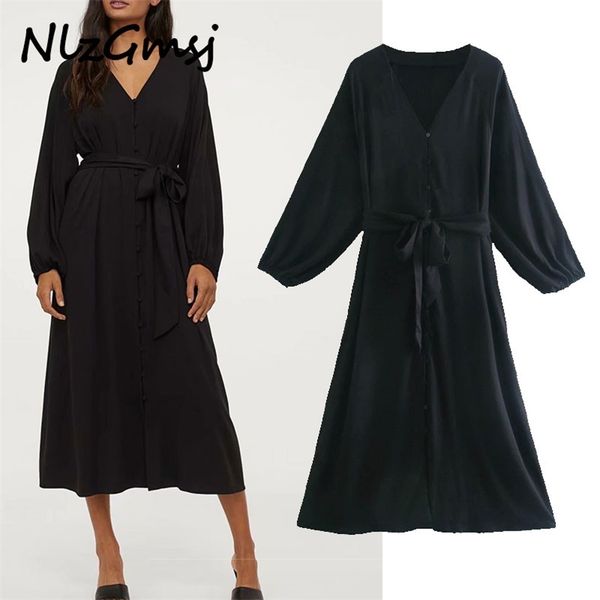 dres fashion black cotton shirt with belt vintage long sleeve office ladies midi 210628, Black;gray
dres fashion black cotton shirt with belt vintage long sleeve office ladies midi 210628, Black;gray