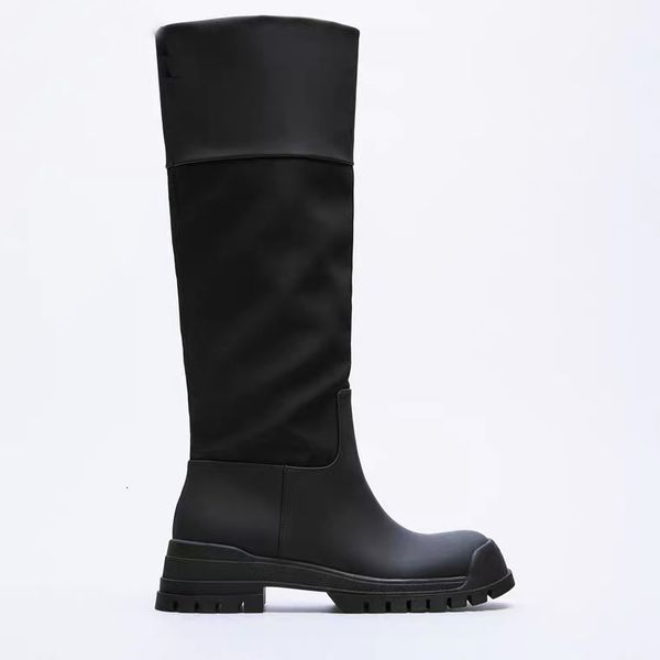 boots female black trousers deep furrows fall and winter leisure boot tall canister us36
boots female black trousers deep furrows fall and winter leisure boot tall canister us36