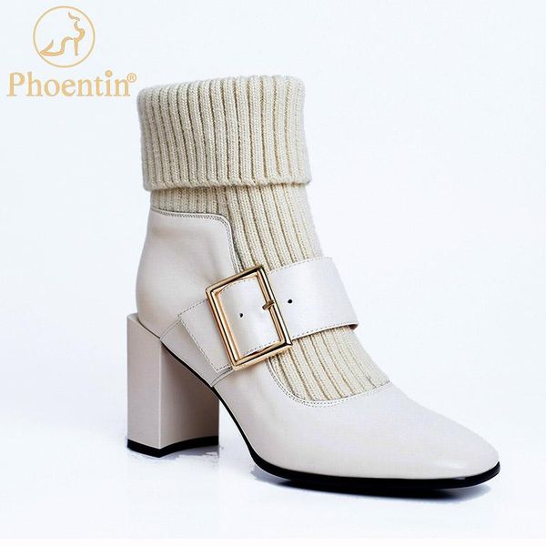boots phoentin trend 2021 women's socks square toe buckle strap ankle shoes autumn-winter high heels 8cm ft1106, Black
boots phoentin trend 2021 women's socks square toe buckle strap ankle shoes autumn-winter high heels 8cm ft1106, Black