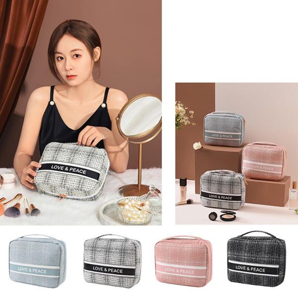 portable makeup bag travel cosmetic polyester zippered brush toiletry multi-function with handle home storage bags
portable makeup bag travel cosmetic polyester zippered brush toiletry multi-function with handle home storage bags