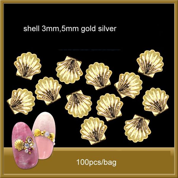 100pcs/pack mixed 3mm 5mm 3d gold silver shell design nail art diy charm metal studs decorations, Silver;gold
100pcs/pack mixed 3mm 5mm 3d gold silver shell design nail art diy charm metal studs decorations, Silver;gold