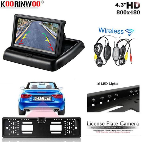 car rear view cameras& parking sensors koorinwoo 4.3" tft lcd eu european license plate frame 16 leds camera display monitor support nt
car rear view cameras& parking sensors koorinwoo 4.3" tft lcd eu european license plate frame 16 leds camera display monitor support nt