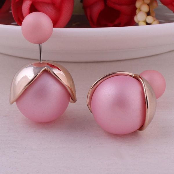 stud 16mm selling double sides big pearl earrings for women fashion austrian crystal simple style candy color, Golden;silver
stud 16mm selling double sides big pearl earrings for women fashion austrian crystal simple style candy color, Golden;silver