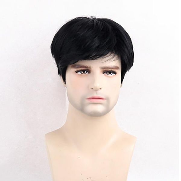 synthetic wigs hairjoy men short straight wig heat resistant fiber hair daily use, Black
synthetic wigs hairjoy men short straight wig heat resistant fiber hair daily use, Black