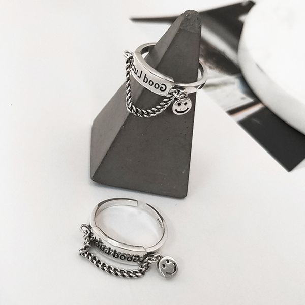 crystal korea east gate sterling silver smiling face opening ring women's fashion simple s925 student versatile, Golden
crystal korea east gate sterling silver smiling face opening ring women's fashion simple s925 student versatile, Golden