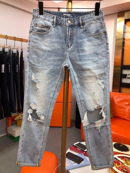 jk5639fashion men's jeans 2021 runway luxury european design party style clothing, Blue
jk5639fashion men's jeans 2021 runway luxury european design party style clothing, Blue