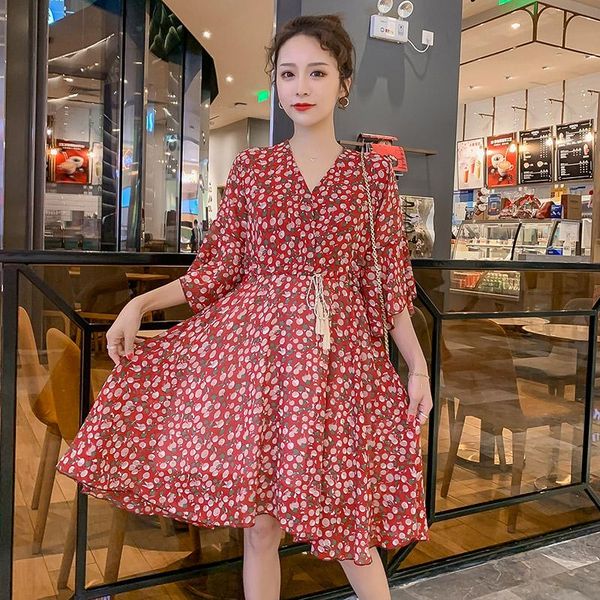 arrive summer maternity dress woman elegant chiffon large size dresses pregnant clothing md-02884, White
arrive summer maternity dress woman elegant chiffon large size dresses pregnant clothing md-02884, White