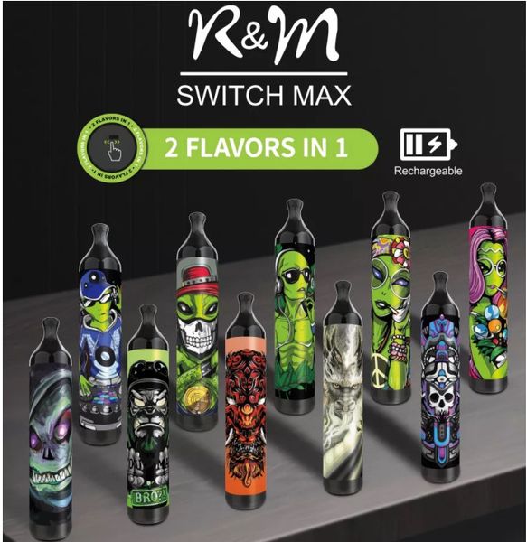 original r&m switch max switch duo disposable pen device electronic cigarette kit 6000pcs 650mah rechargeable battery 12ml cartridge genuine
original r&m switch max switch duo disposable pen device electronic cigarette kit 6000pcs 650mah rechargeable battery 12ml cartridge genuine