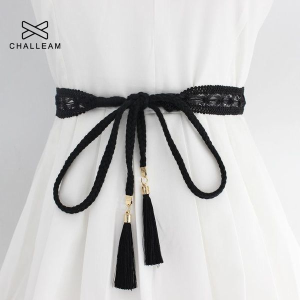 belts fashion women rope female tassel boho girls thin waist knitted braided belt for dress waistbands accessories 146, Black;brown
belts fashion women rope female tassel boho girls thin waist knitted braided belt for dress waistbands accessories 146, Black;brown