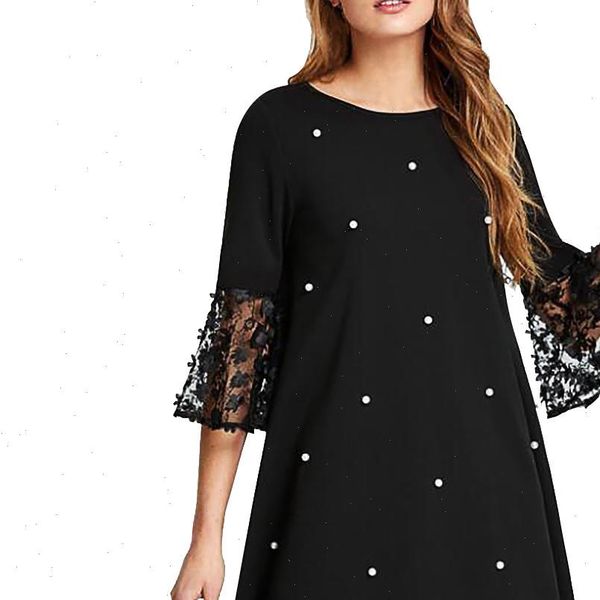 fashion wave solid womens dresses point o neck spliced hollow out long sleeve plus size clothing, Black;gray
fashion wave solid womens dresses point o neck spliced hollow out long sleeve plus size clothing, Black;gray