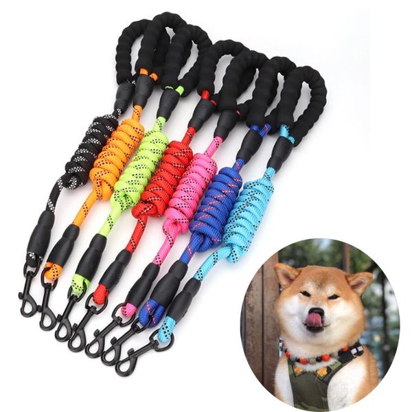 reflective durable dog pet leash nylon buckle basic leashes medium large dogs collar lead rope for labrador rottweiler collars &
reflective durable dog pet leash nylon buckle basic leashes medium large dogs collar lead rope for labrador rottweiler collars &