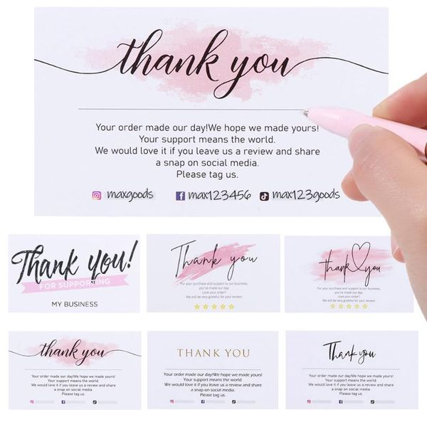 greeting cards 30pcs "thank you for your order" express appreciate pink watercolor praise labels cardstock gift
greeting cards 30pcs "thank you for your order" express appreciate pink watercolor praise labels cardstock gift
