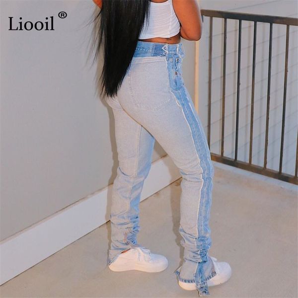 liooil patchwork skinny pencil jeans woman high waist streetwear wash distressed reverse jean trousers bodycon denim pants, Blue
liooil patchwork skinny pencil jeans woman high waist streetwear wash distressed reverse jean trousers bodycon denim pants, Blue