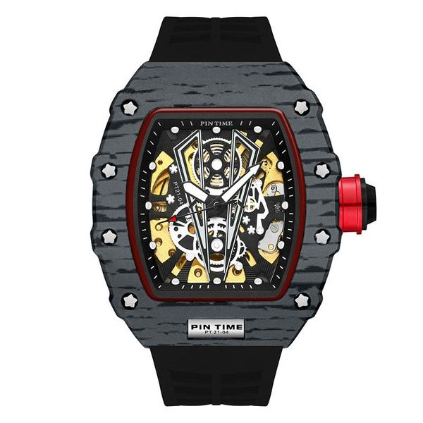 wristwatches mens mechanical watch relojes para hombre montre homme luxe pagani design automatic watches steeldive skeleton clock, Slivery;brown
wristwatches mens mechanical watch relojes para hombre montre homme luxe pagani design automatic watches steeldive skeleton clock, Slivery;brown