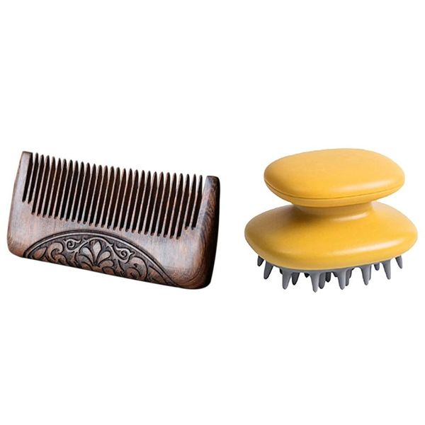 hair brushes 2pcs shower massage brush head tool with wooden comb natural comb-anti static through the, Silver
hair brushes 2pcs shower massage brush head tool with wooden comb natural comb-anti static through the, Silver