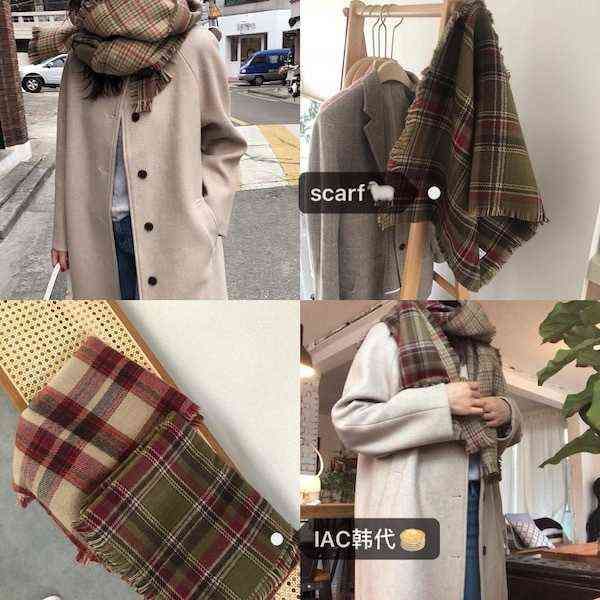 scarves korean wonderful khaki color tassel scarf east gate double-sided plaid shawl, Blue;gray
scarves korean wonderful khaki color tassel scarf east gate double-sided plaid shawl, Blue;gray