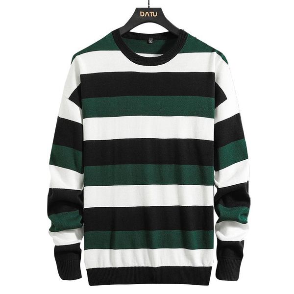 men's sweaters autumn/winter jacket 100% cotton fashion casual multi-color stripe versatile series sweater size .l.xl.2xl 3xl, White;black
men's sweaters autumn/winter jacket 100% cotton fashion casual multi-color stripe versatile series sweater size .l.xl.2xl 3xl, White;black
