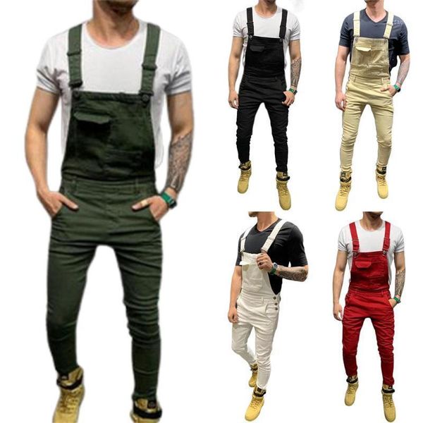 men's jeans mens overalls casual slim fit denim pants summer pockets sleeveless jumpsuit, Blue
men's jeans mens overalls casual slim fit denim pants summer pockets sleeveless jumpsuit, Blue