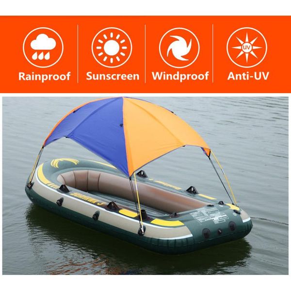 rafts/inflatable boats 2/3/4 person inflatable boat dinghy awning fishing shade cover sun canopy folding sunshade tent rain shelter accessor
rafts/inflatable boats 2/3/4 person inflatable boat dinghy awning fishing shade cover sun canopy folding sunshade tent rain shelter accessor