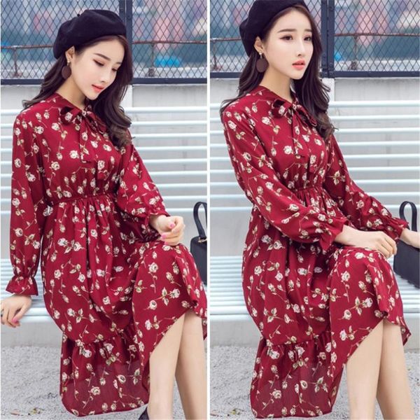 casual dresses women's long sleeve chiffon floral dress lace up stand neck tunic midi fashion print ruffle blouse swing, Black;gray
casual dresses women's long sleeve chiffon floral dress lace up stand neck tunic midi fashion print ruffle blouse swing, Black;gray