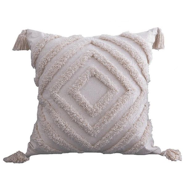 pillow case tufted throw cover with tels for home decor farmhouse bed sofa couch living room
pillow case tufted throw cover with tels for home decor farmhouse bed sofa couch living room