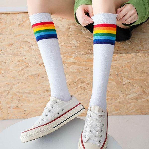 socks & hosiery fashion luxury rainbow stripe knee long woman cotton colorful female leg vintage hiphop skateboard sock, Black;white
socks & hosiery fashion luxury rainbow stripe knee long woman cotton colorful female leg vintage hiphop skateboard sock, Black;white