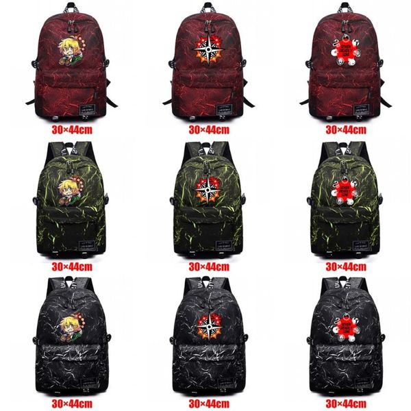 backpack the seven deadly sins teenager fabric schoolbag packsack mochila student casual travel lapbag
backpack the seven deadly sins teenager fabric schoolbag packsack mochila student casual travel lapbag