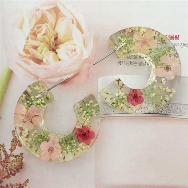 hoop & huggie gorgeous floral resin earrings red yellow natural green color 10mm thickness casual pretty feminist partyjewelry accessory, Golden;silver
hoop & huggie gorgeous floral resin earrings red yellow natural green color 10mm thickness casual pretty feminist partyjewelry accessory, Golden;silver