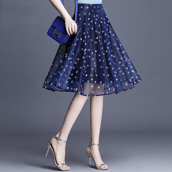 skirts 2021 spring summer female elegant midi mesh skirt women fashion high waist a-line chic tulle tutu pleated y203, Black
skirts 2021 spring summer female elegant midi mesh skirt women fashion high waist a-line chic tulle tutu pleated y203, Black