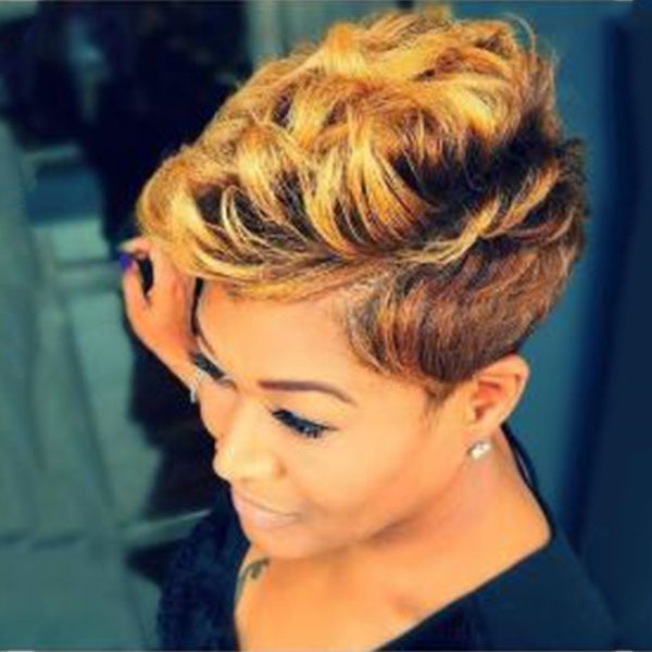 women pixie cuts synthetic short black yellow wigs natural looking heat resistant hair wig for black women
women pixie cuts synthetic short black yellow wigs natural looking heat resistant hair wig for black women