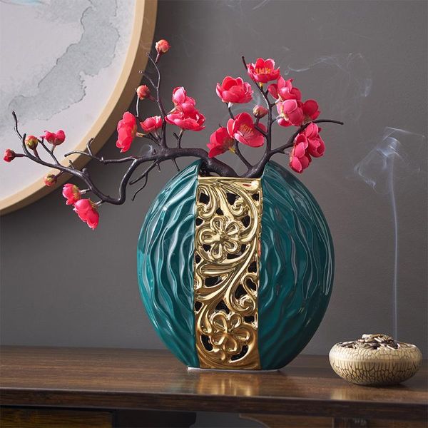 vases chinese style ceramic vase living room bedroom interior dried flower european luxury wedding gift office home decor
vases chinese style ceramic vase living room bedroom interior dried flower european luxury wedding gift office home decor