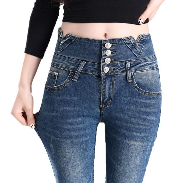 women's jeans 2021 women casual skinny slim fit stretch high waist female long button denim pants pantalones mujer plus size, Blue
women's jeans 2021 women casual skinny slim fit stretch high waist female long button denim pants pantalones mujer plus size, Blue