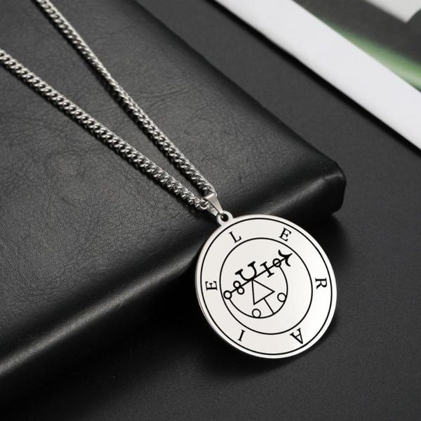 pendant necklaces likgreat wicca necklace men marquis leraie lesser key of solomon kabbalah amulet stainless steel round jewelry, Silver
pendant necklaces likgreat wicca necklace men marquis leraie lesser key of solomon kabbalah amulet stainless steel round jewelry, Silver