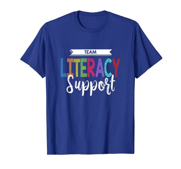 literacy team school t shirt reading teacher student gift, White;black 
literacy team school t shirt reading teacher student gift, White;black
