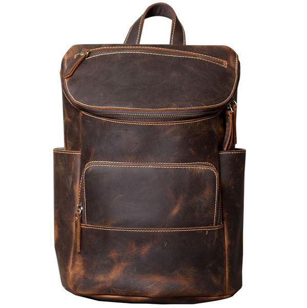 backpack retro crazy horse leather men male shoulder bag genuine laphandmade first layer cowhide schoolbag
backpack retro crazy horse leather men male shoulder bag genuine laphandmade first layer cowhide schoolbag