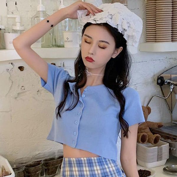 women's t-shirt korean style o-neck knitted sweaters women thin cardigan summer fashion short sleeve crop ropa mujer drop, White
women's t-shirt korean style o-neck knitted sweaters women thin cardigan summer fashion short sleeve crop ropa mujer drop, White