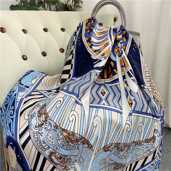 scarves ladies 100% hangzhou twill pure silk scarf square printed shawls and wraps for women neckerchief real foulard femme, Blue;gray
scarves ladies 100% hangzhou twill pure silk scarf square printed shawls and wraps for women neckerchief real foulard femme, Blue;gray