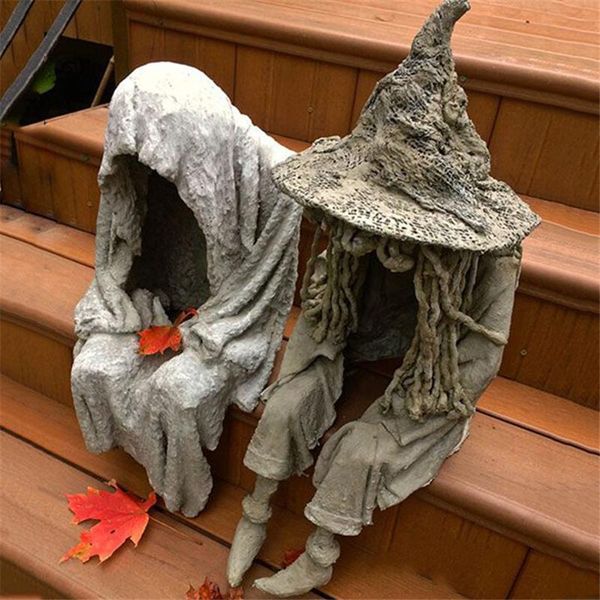 garden decorations witch ghoul sitting statue solar light resin sculpture halloween gray clothes ghost ornaments courtyard decorative crafts
garden decorations witch ghoul sitting statue solar light resin sculpture halloween gray clothes ghost ornaments courtyard decorative crafts
