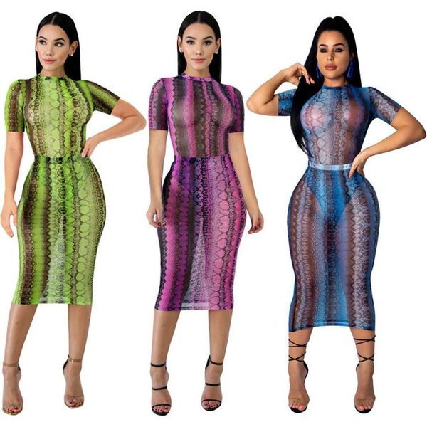 two piece dress snake print 2 set women see through tracksuit outfits evening party club matching sets plus size, White
two piece dress snake print 2 set women see through tracksuit outfits evening party club matching sets plus size, White