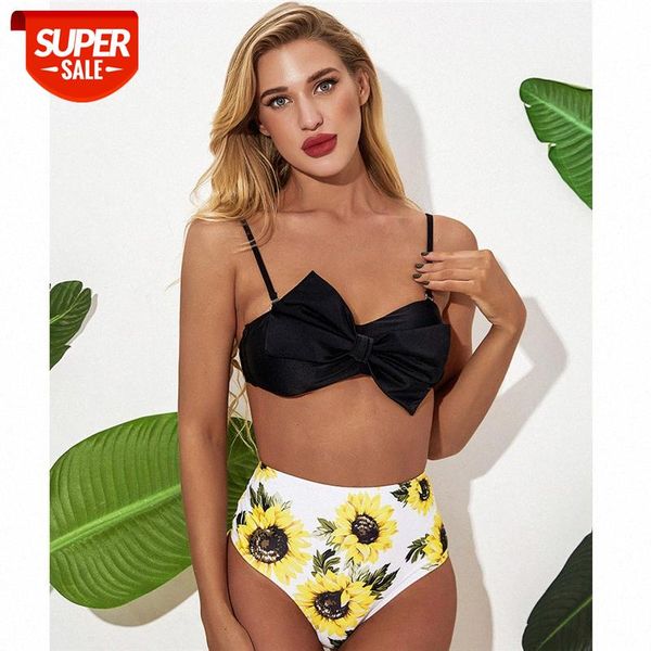 bathing suits butterfly knot sunflower high waist split bikini women #uo4j, White;black
bathing suits butterfly knot sunflower high waist split bikini women #uo4j, White;black