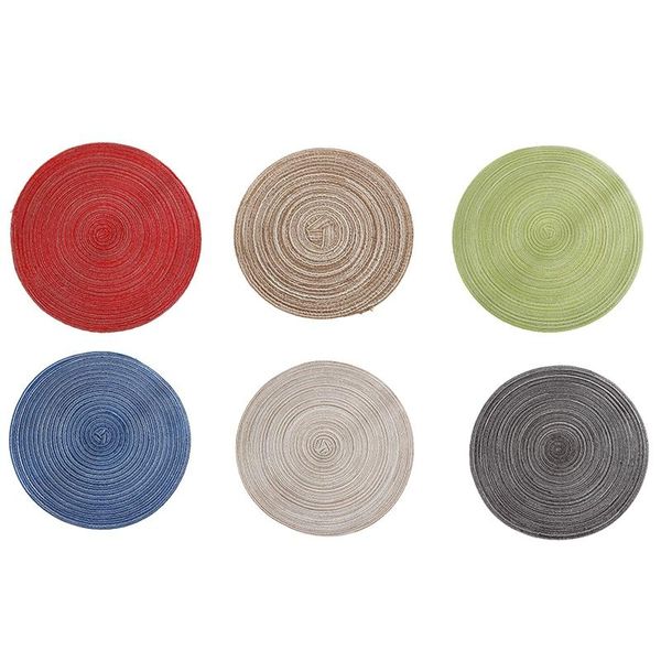 mats & pads home decoration round weaving place dining table pad, 36cm heat resistant kitchen anti-skid mat
mats & pads home decoration round weaving place dining table pad, 36cm heat resistant kitchen anti-skid mat
