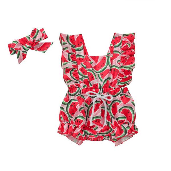 rompers baby & children's 0-24 toddlers girls summer outfit, watermelon/leopard print square neck romper + hairband for, Blue
rompers baby & children's 0-24 toddlers girls summer outfit, watermelon/leopard print square neck romper + hairband for, Blue