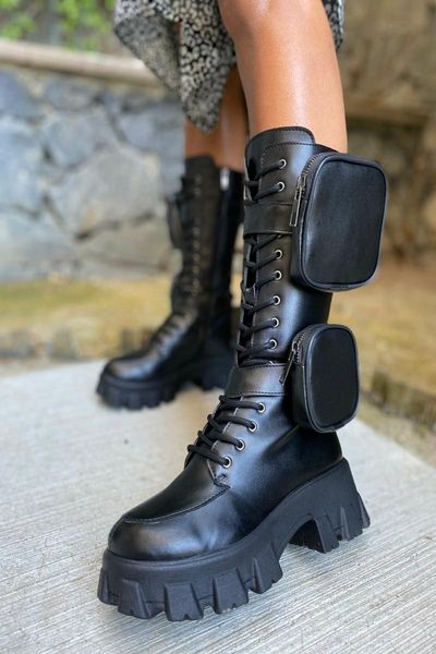 boots women's waterproof winter fashion thick heels for casual and stylish comfortable sole long 2 pieces pocket detailed, Black
boots women's waterproof winter fashion thick heels for casual and stylish comfortable sole long 2 pieces pocket detailed, Black