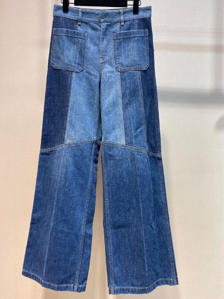 high 2021 spring quality women patchwork wide leg denim pants female luxury chic jeans cowboy trouse gdnz 12.16 women's, Blue
high 2021 spring quality women patchwork wide leg denim pants female luxury chic jeans cowboy trouse gdnz 12.16 women's, Blue