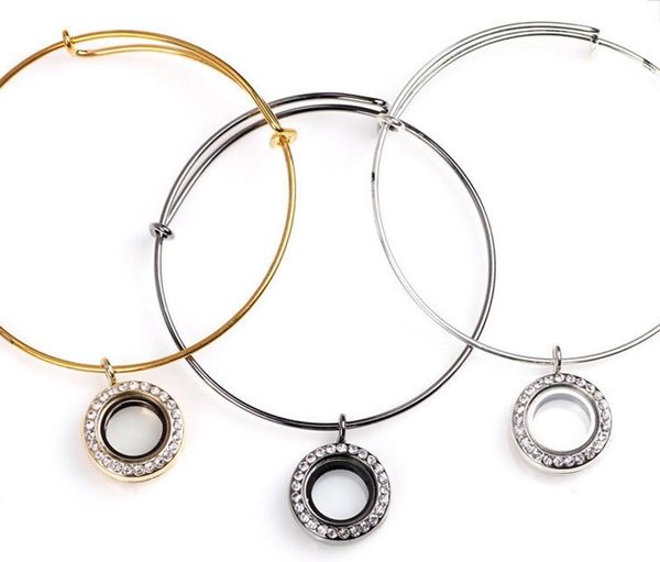 charm bracelets 5pcs mixed color full rhinestone round floating charms alloy locket bangles, Golden;silver
charm bracelets 5pcs mixed color full rhinestone round floating charms alloy locket bangles, Golden;silver