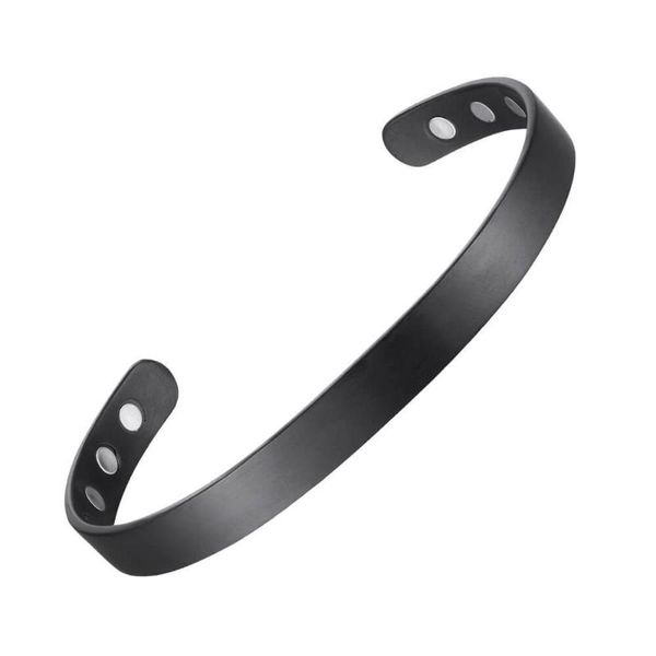 bangle matte copper magnetic bracelet men arthritis adjustable 8pcs magnets 10mm cuff energy male, Black
bangle matte copper magnetic bracelet men arthritis adjustable 8pcs magnets 10mm cuff energy male, Black