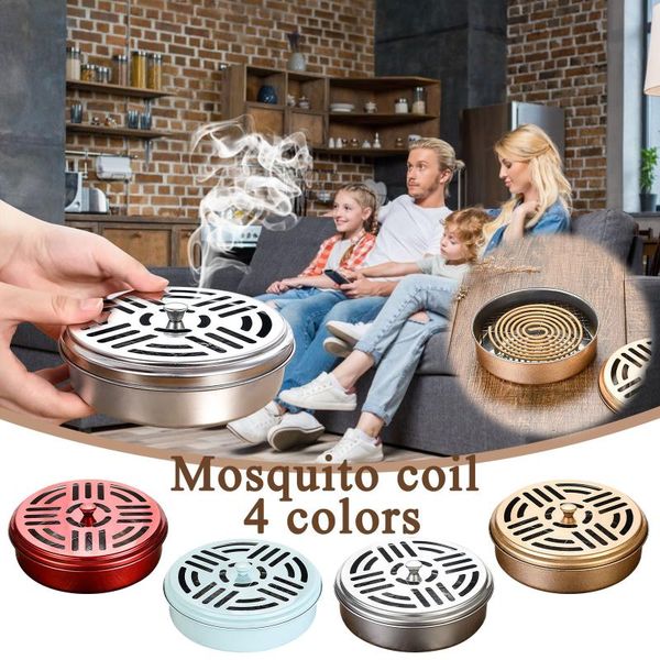 fragrance lamps classical design portable mosquito coil holder box iron case with lid handle metal rack
fragrance lamps classical design portable mosquito coil holder box iron case with lid handle metal rack