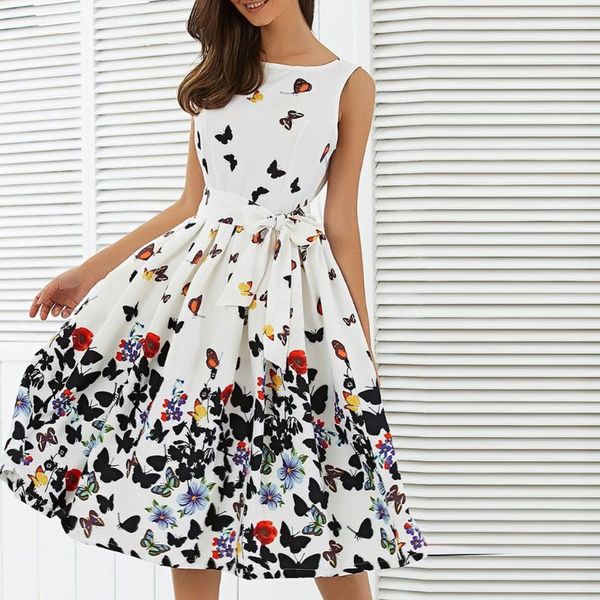 women floral vintage pleated sleeveless zipper sashes retro solid tank bow dress knee-length long 2021 vestido de mujer casual dresses, Black;gray
women floral vintage pleated sleeveless zipper sashes retro solid tank bow dress knee-length long 2021 vestido de mujer casual dresses, Black;gray