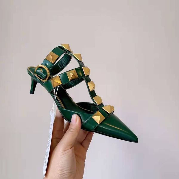 luxury designer thin heel woman sandals party fashion rivet girl pointed wedding shoes with banquet womens shoe, Black
luxury designer thin heel woman sandals party fashion rivet girl pointed wedding shoes with banquet womens shoe, Black