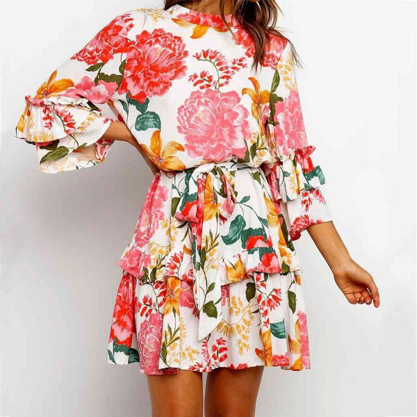 boho print holiday short summer dress women fashion lace up ruffle flaral sleeve mini dresses casual beach vestidos#j30, Black;gray
boho print holiday short summer dress women fashion lace up ruffle flaral sleeve mini dresses casual beach vestidos#j30, Black;gray